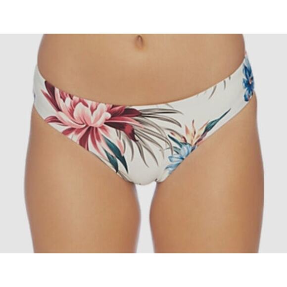 Splendid Women's White Printed Bikini Bottom Swimwear Size Large NWT - Picture 1 of 1
